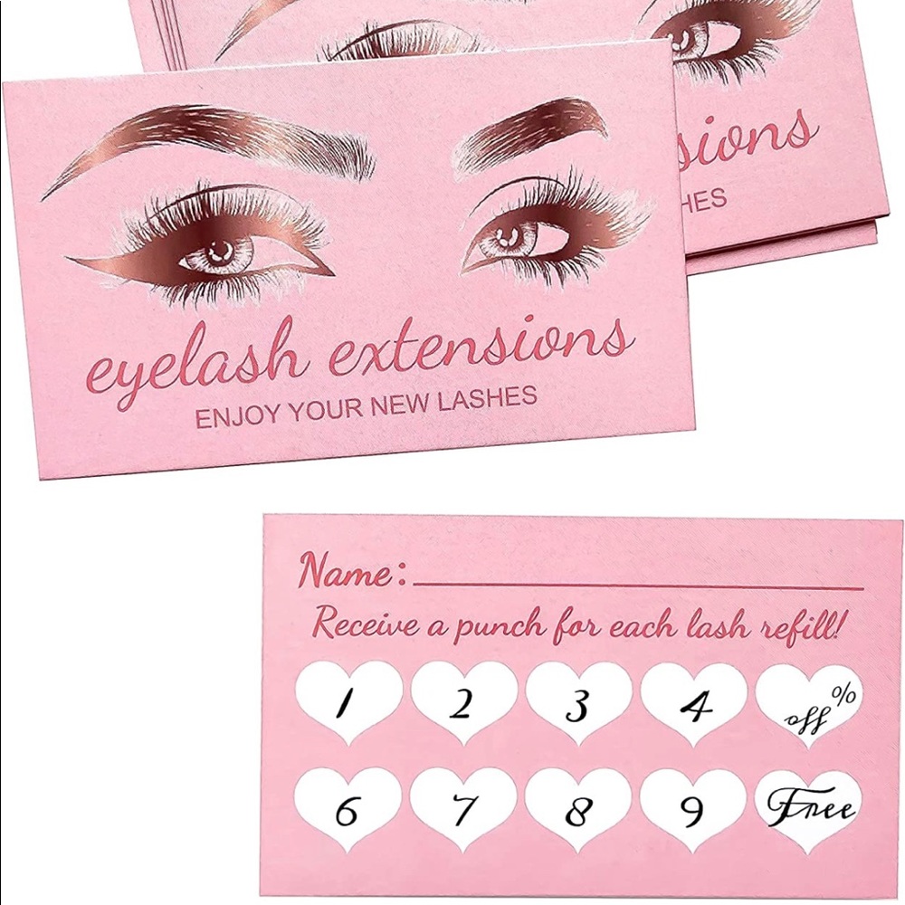 ✨NWT LASH LOYALTY CARDS✨